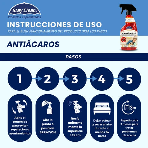 Antiácaros Stay Clean