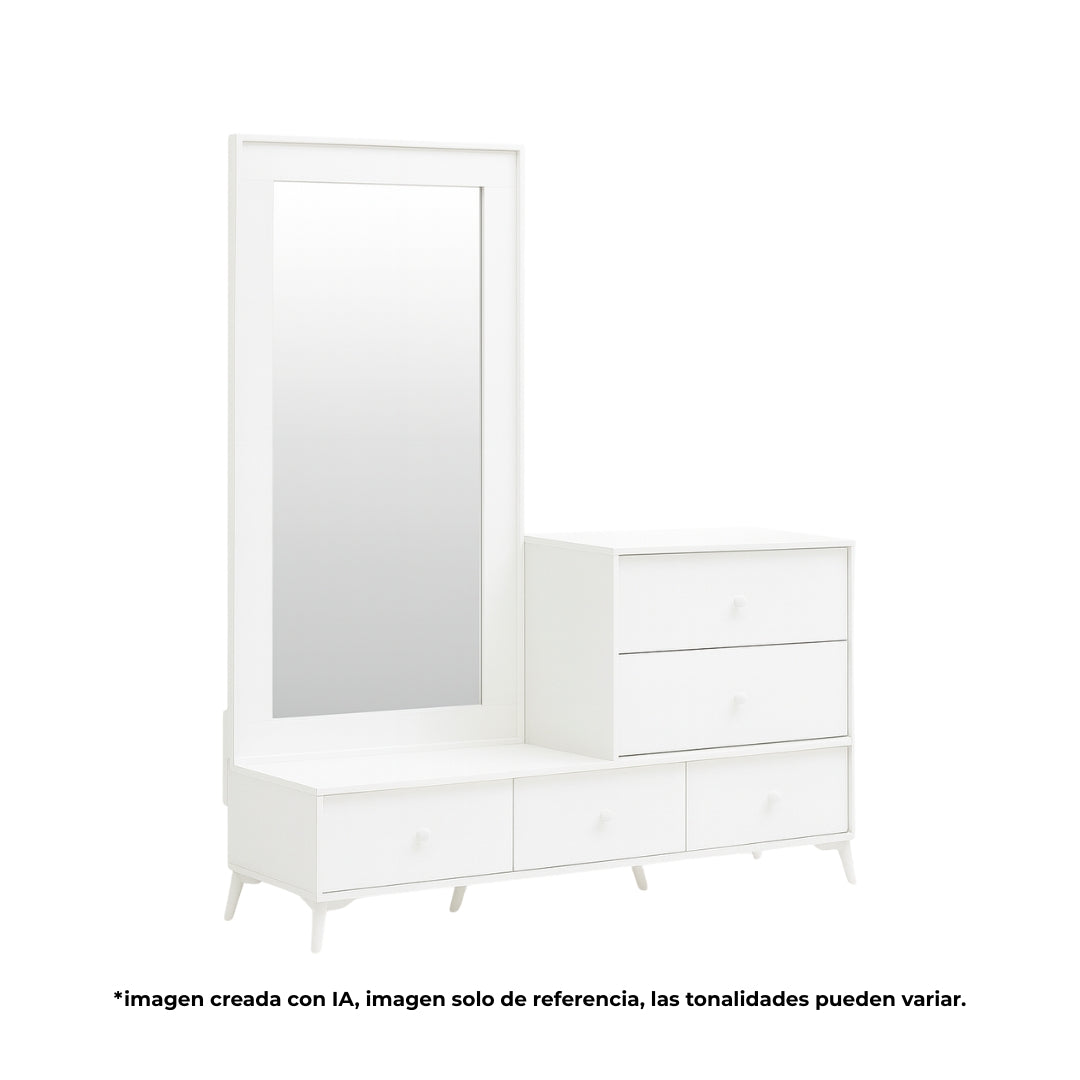 Cómoda y Espejo Luna