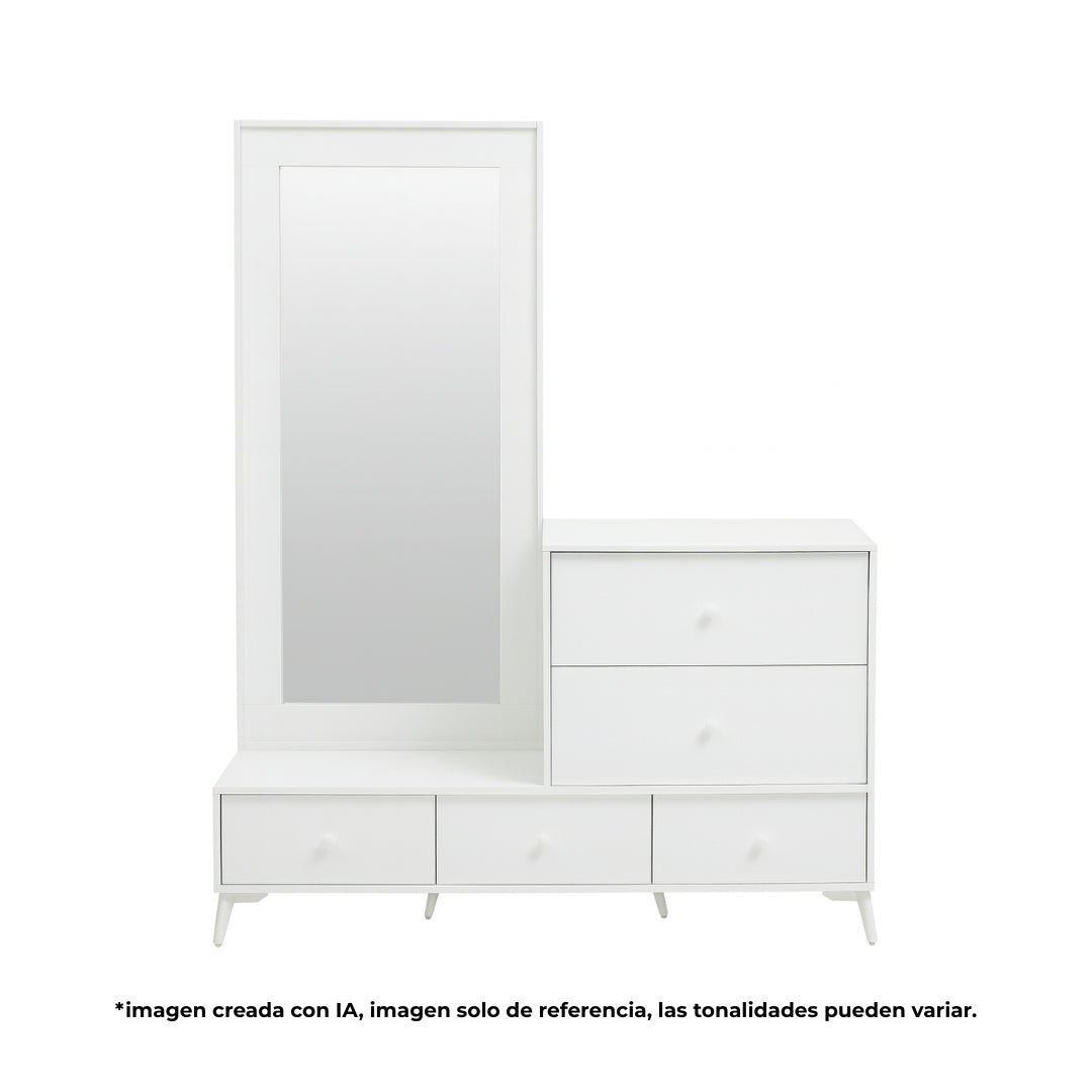 Cómoda y Espejo Luna