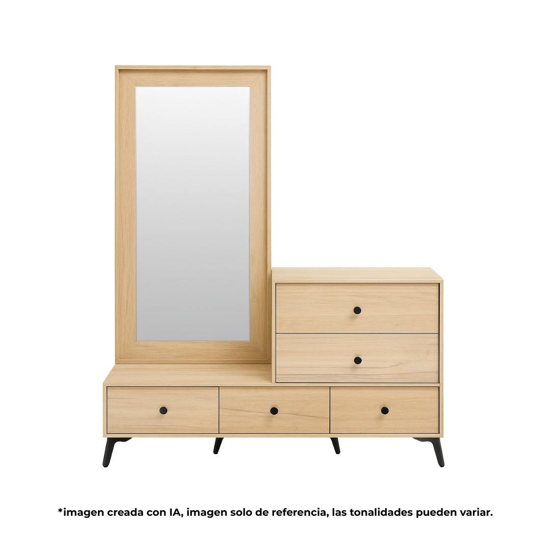 Cómoda y Espejo Luna