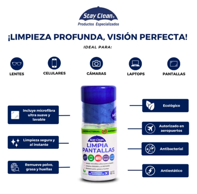 Limpia Pantallas Stay Clean