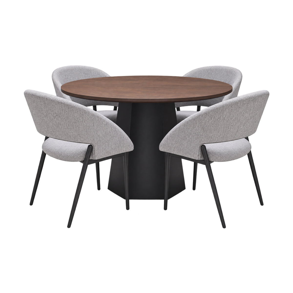 Set Mesa Olmo + 4 Sillas Royal