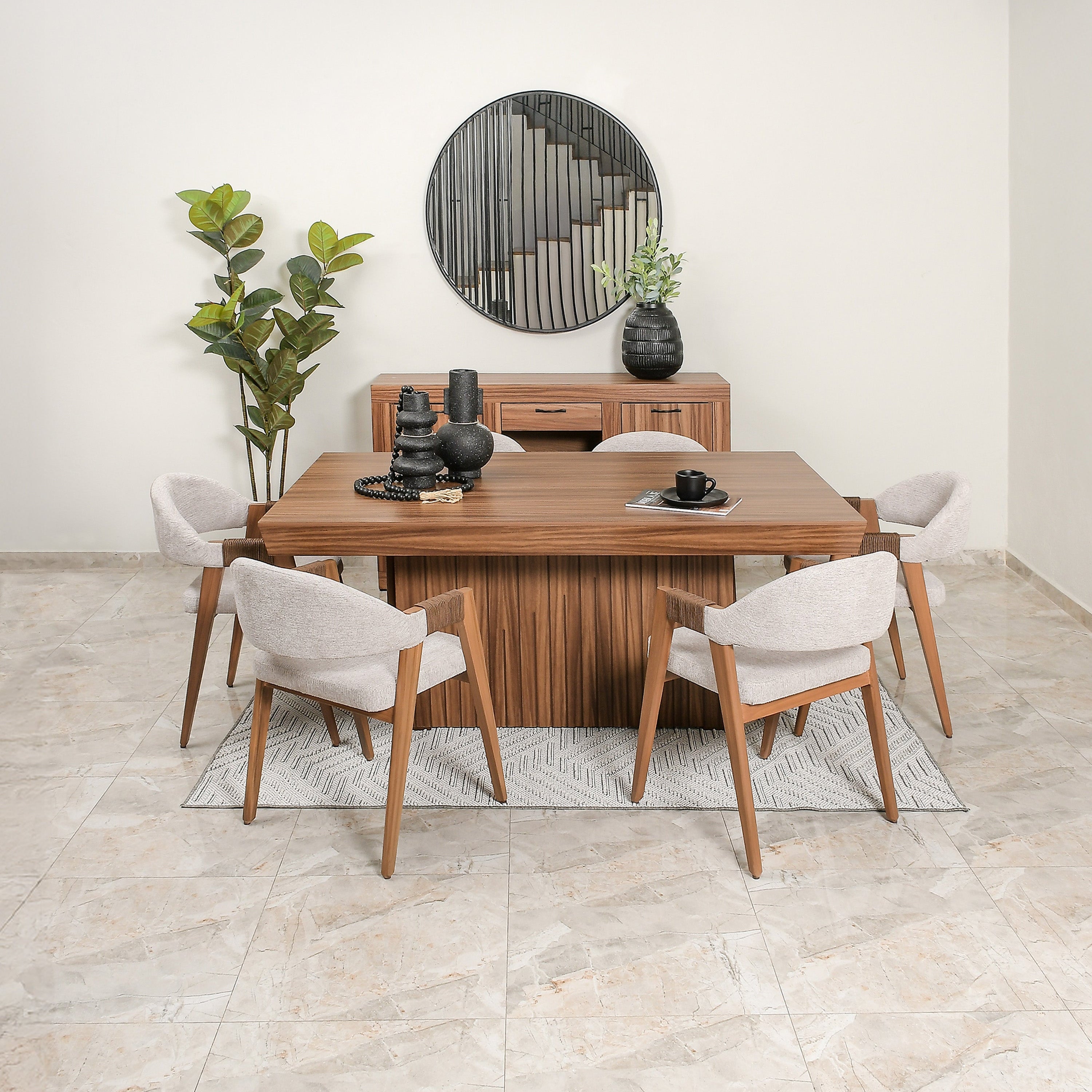 Mesa Lumin p/6 + Silla Tiffany