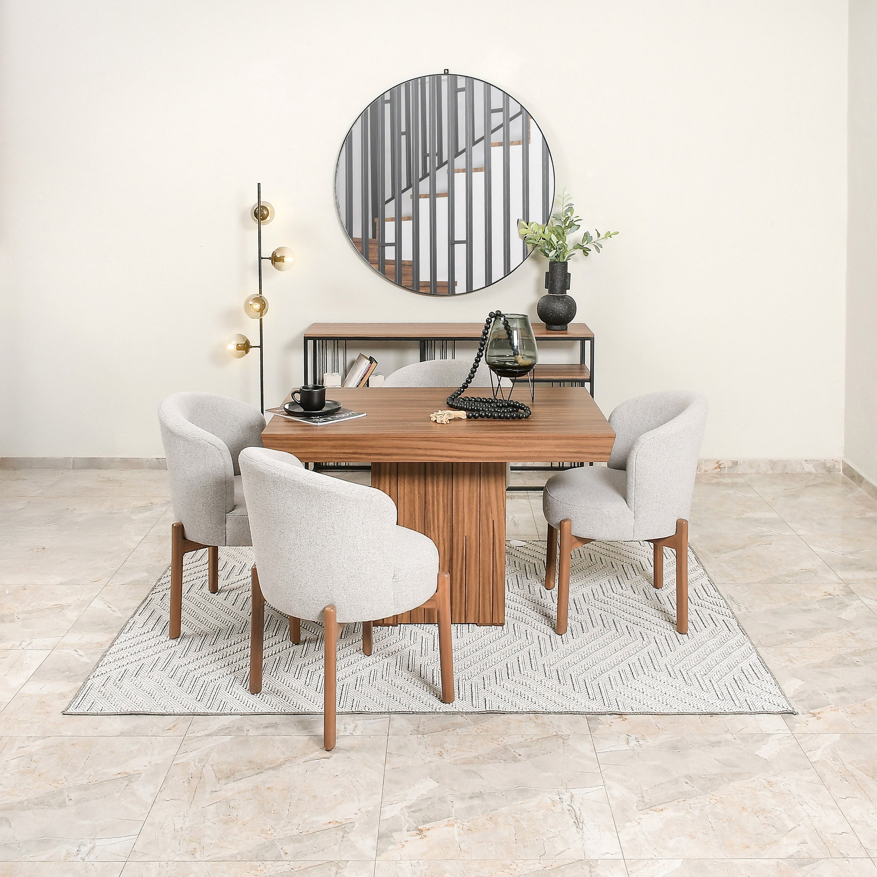 Mesa Lumin p/4 + Silla Portugal