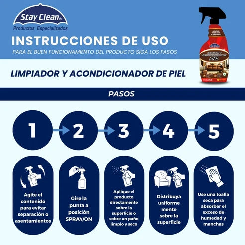 Limpiador y Acondicionador de Piel Stay Clean