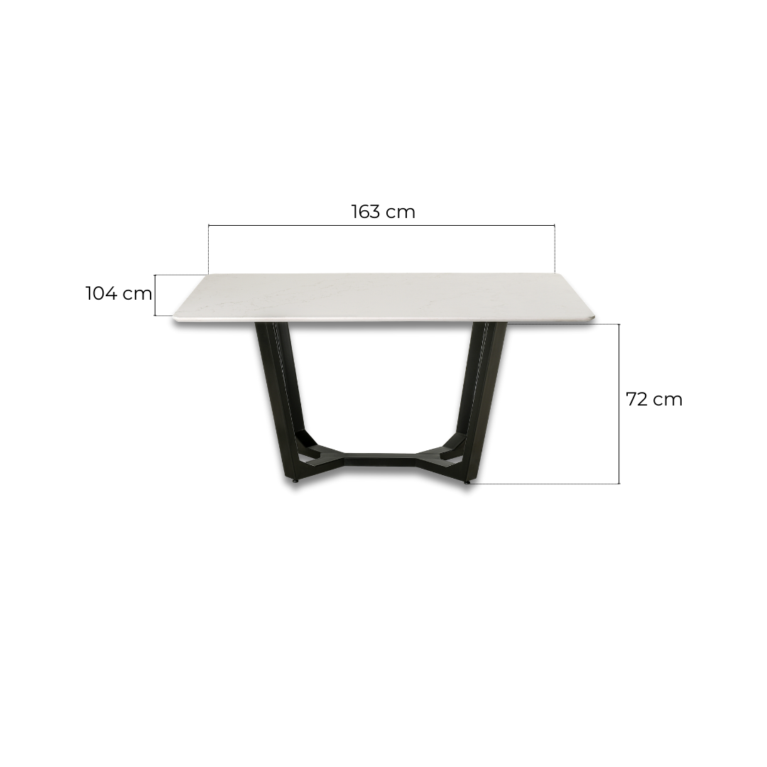 Pedestal Smithy p/6 con Cubierta Mármol