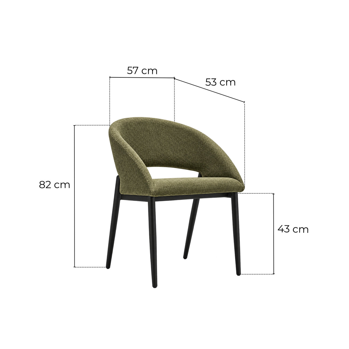 Set Mesa Olmo + 4 Sillas Royal