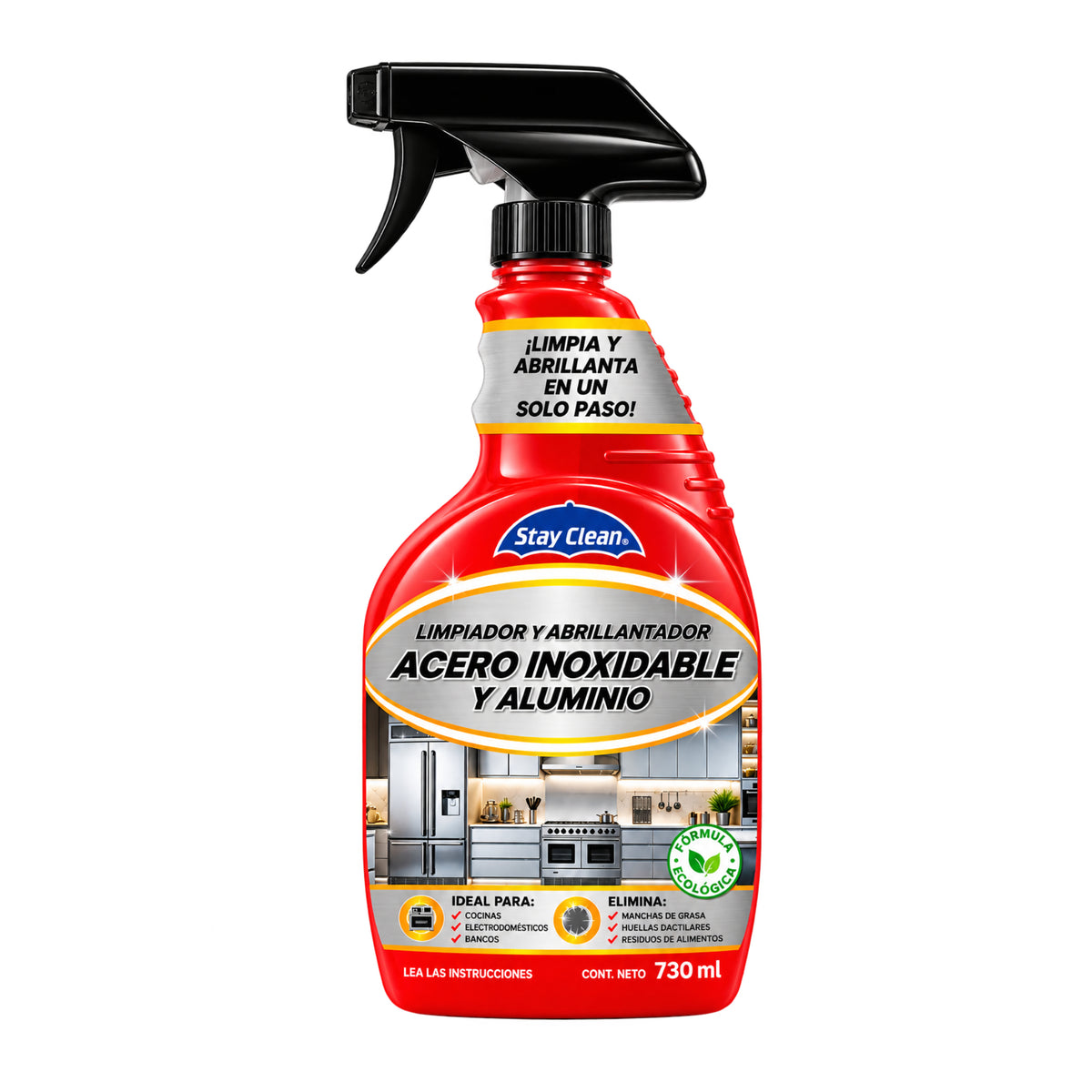 Limpiador y Abrillantador para Acero Inoxidable y Aluminio Stay Clean