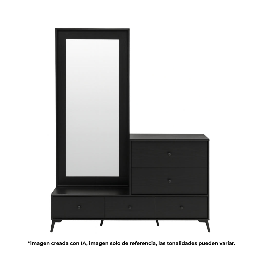 Cómoda y Espejo Luna