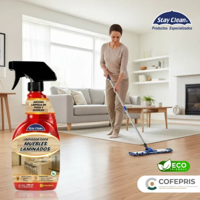 Limpiador para Pisos y Muebles Laminados Stay Clean