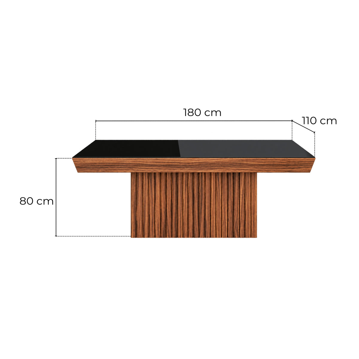 Mesa Lumin con Cristal