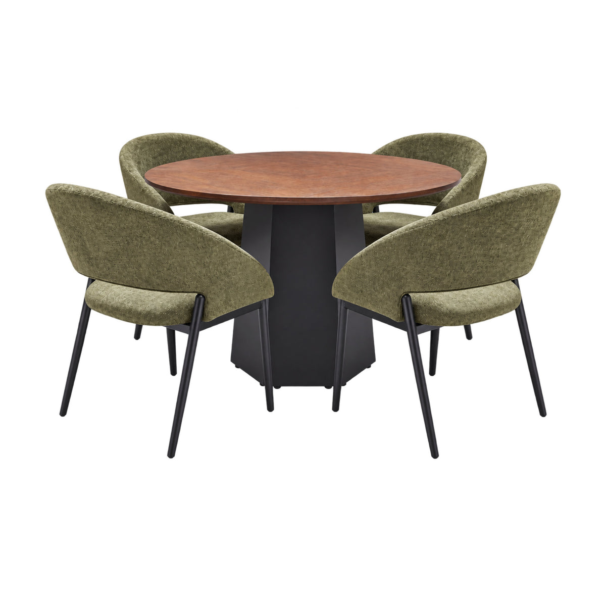 Set Mesa Olmo + 4 Sillas Royal