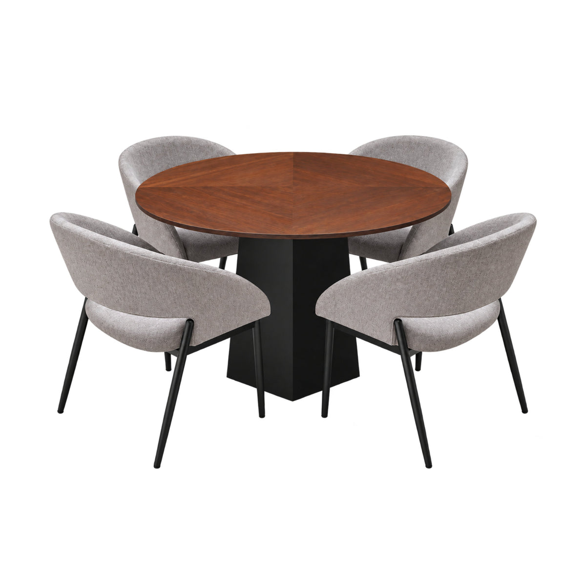 Set Mesa Olmo + 4 Sillas Royal