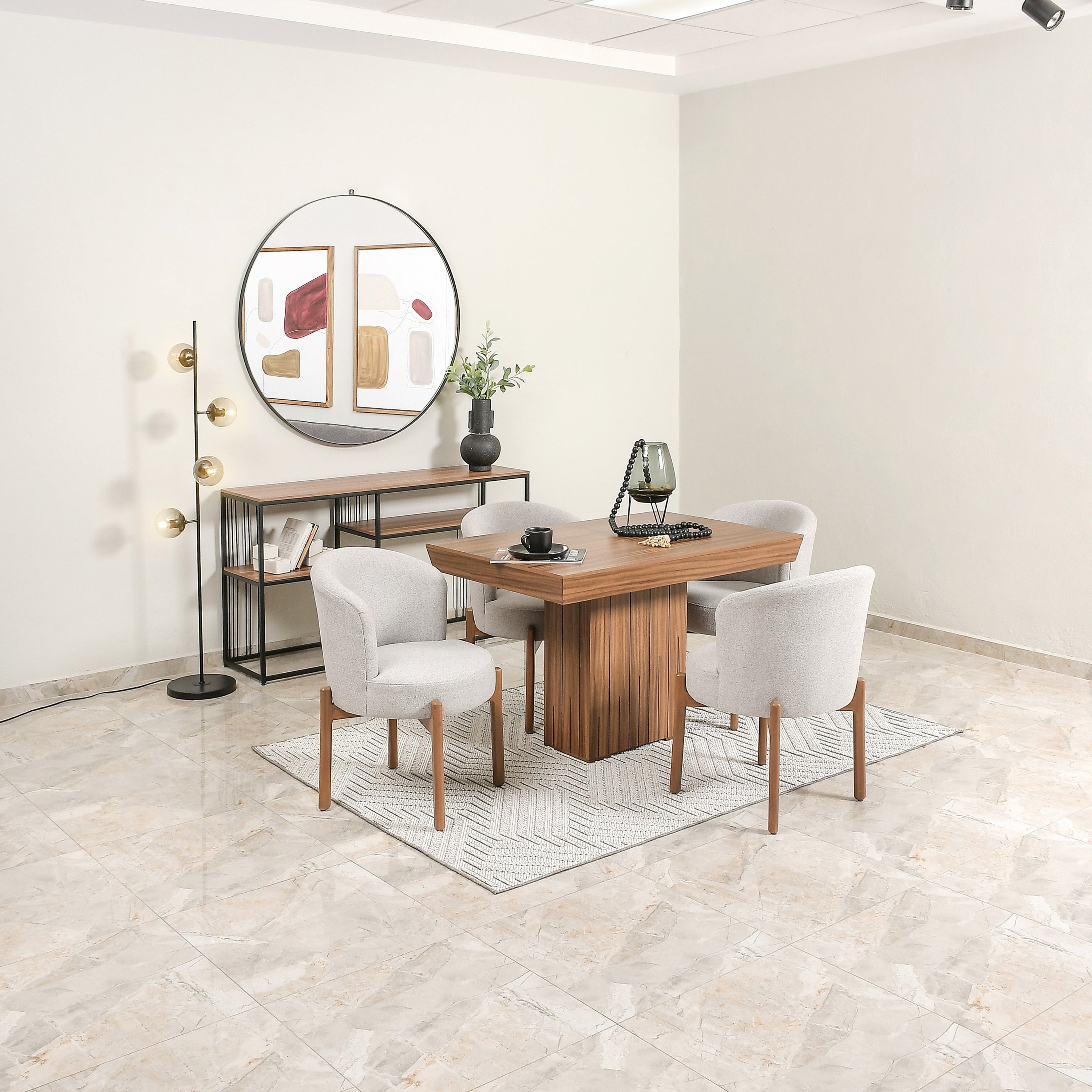 Mesa Lumin p/4 + Silla Portugal